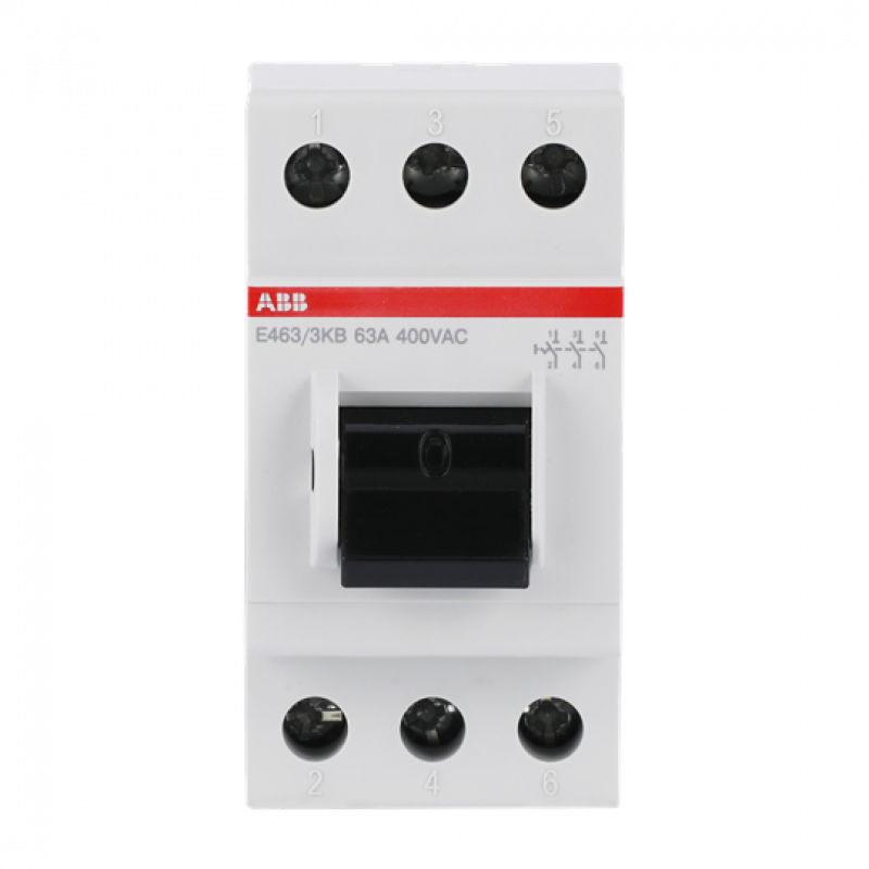 ABB E463/3KB Hauptschalter 3 Schließer, 63 A, 400 V AC