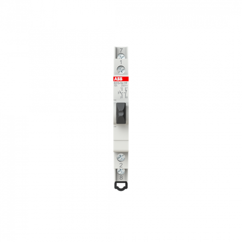 ABB E215-16-11F Taster Schwarz 16 A, 1 Schließer, 1 Öffner, 250 V AC