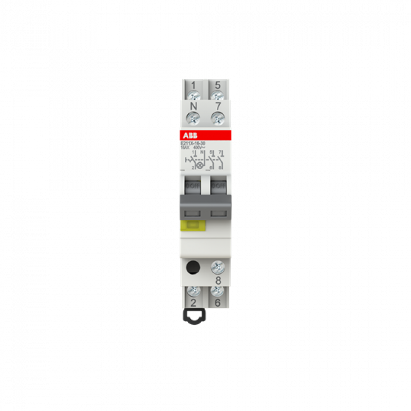 ABB E211X-16-30 Ausschalter mit gelber LED 230V 16 A 3S 250 V AC