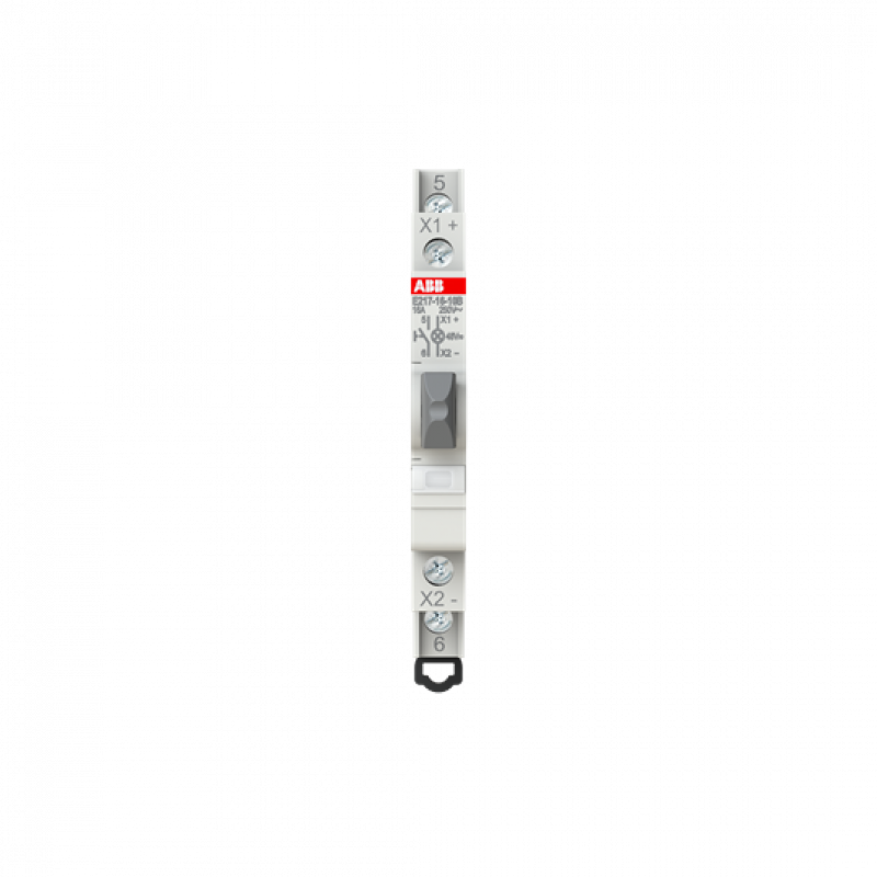 ABB E217-16-10B48 Leuchttaster Weiss 16 A, 1 Schließer, 250 V AC mit LED 12-48 V AC/DC