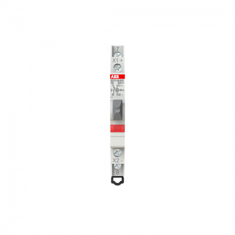 ABB E217-16-01C48 Leuchttaster Rot 16 A, 1 Öffner, 250 V AC mit LED 12-48 V AC/DC
