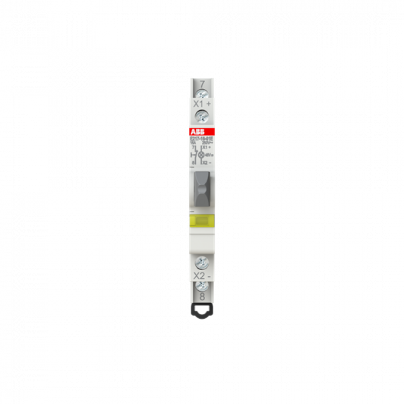 ABB E217-16-01E48 Leuchttaster Gelb 16 A, 1 Öffner, 250 V AC mit LED 12-48 V AC/DC