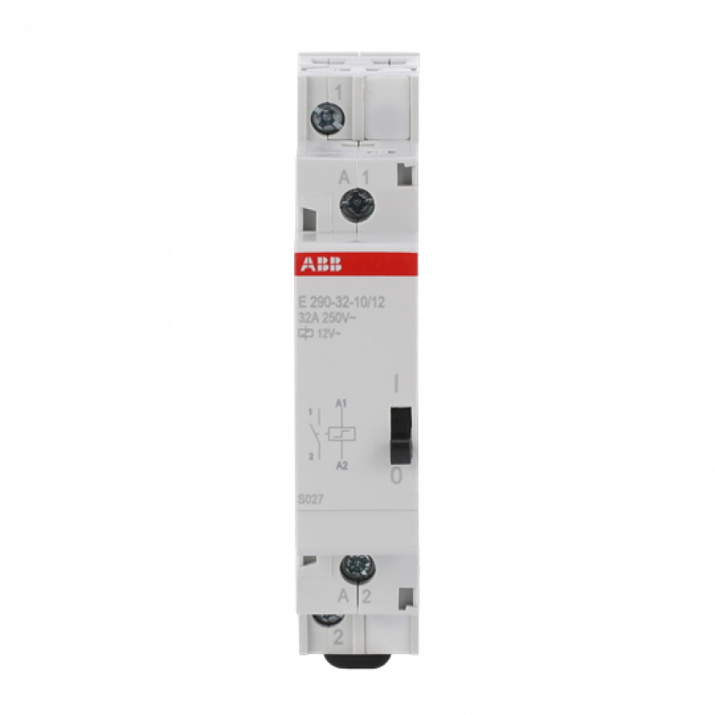 ABB E290-32-10/12 Stromstoßschalter Spule 12 V AC, 32 A, 1 Schließer