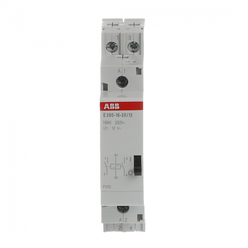 ABB E290-16-20/12 Stromstoßschalter Spule 12 V AC, 16 A, 2 Schließer