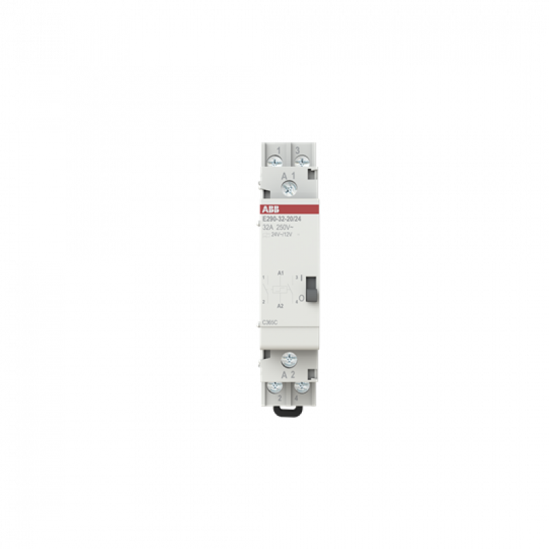 ABB E290-32-20/24 Stromstoßschalter Spule 24 V AC/12 V DC, 32 A, 2 Schließer