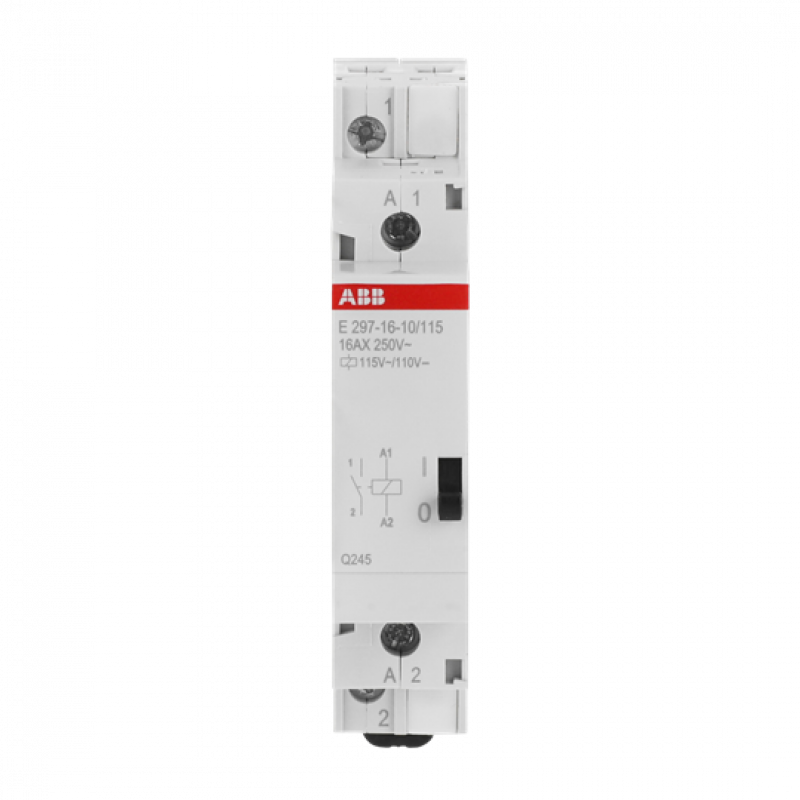 ABB E297-16-10/115 Installationsrelais Spule 115 V AC/110 V DC, 16 A, 1 Schließer