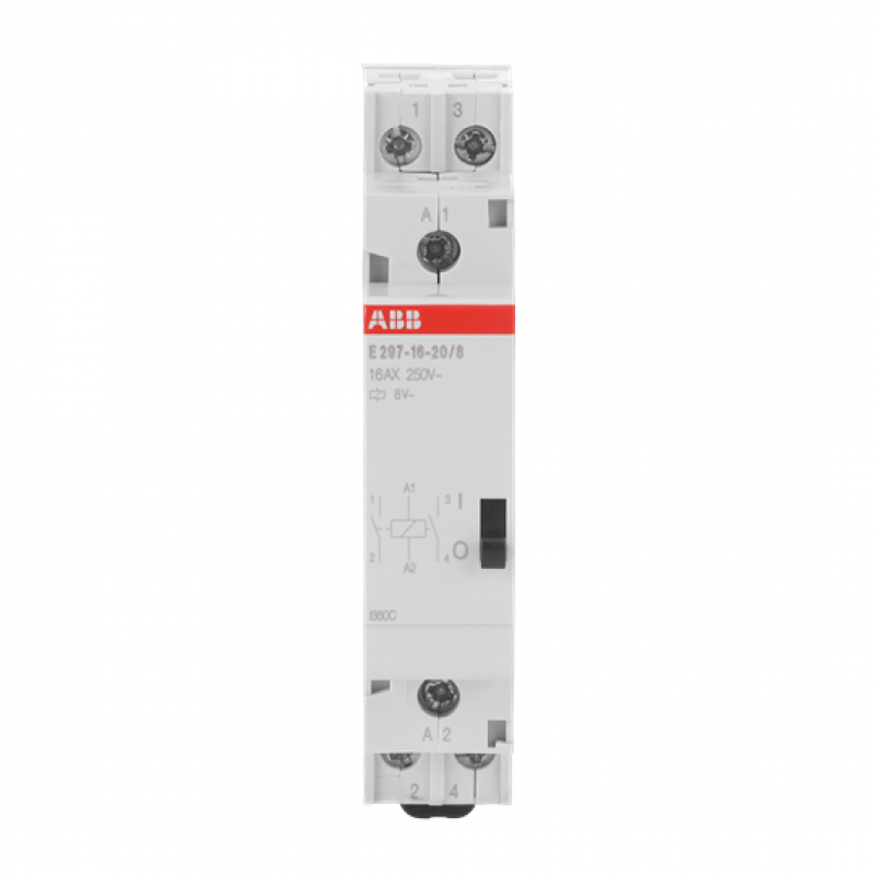 ABB E297-16-20/8 Installationsrelais Spule 8 V AC, 16 A, 2 Schließer