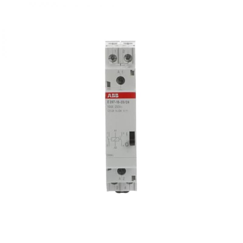 ABB E297-16-20/24 Installationsrelais Spule 24 V AC/24 V DC, 16 A, 2 Schließer Nicht zur Ansteuerung über SPS geeignet