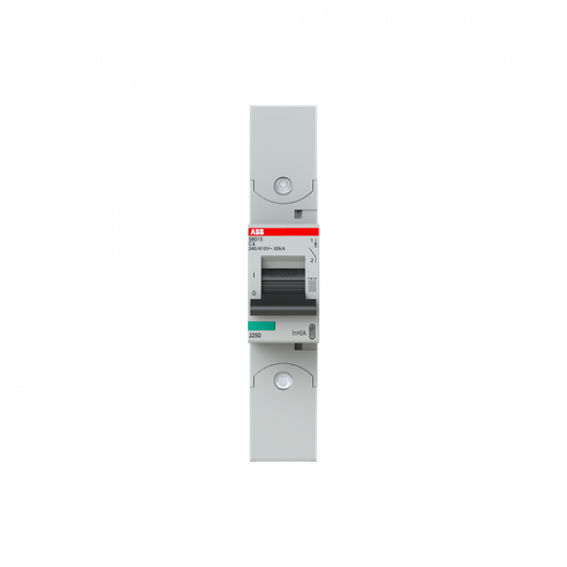 ABB S801S-C6-R Hochleis.Sicherungsautomat 6A, C, 415V AC=Icu 50 kA, 1P Ringkabelschuhanschluss