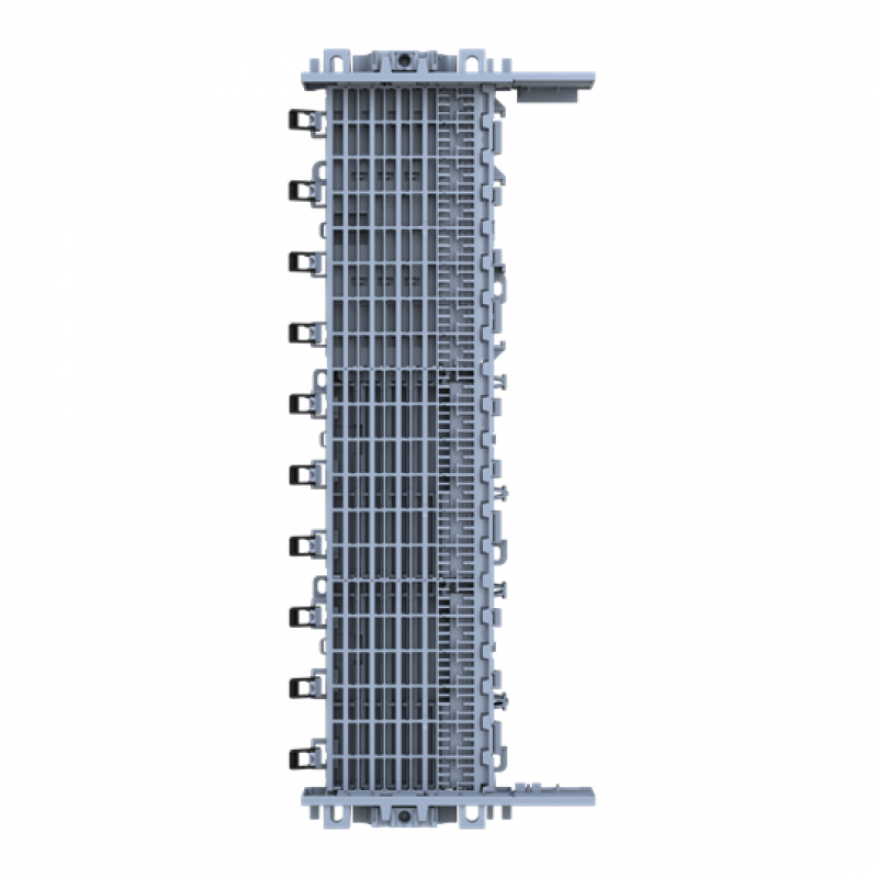ABB ZLS905E20-3LN SMISSLINE TP Starterpaket 20 PLE, bestückt mit Schienen L1, L2, L3, N, inklusive Sockelendstücken