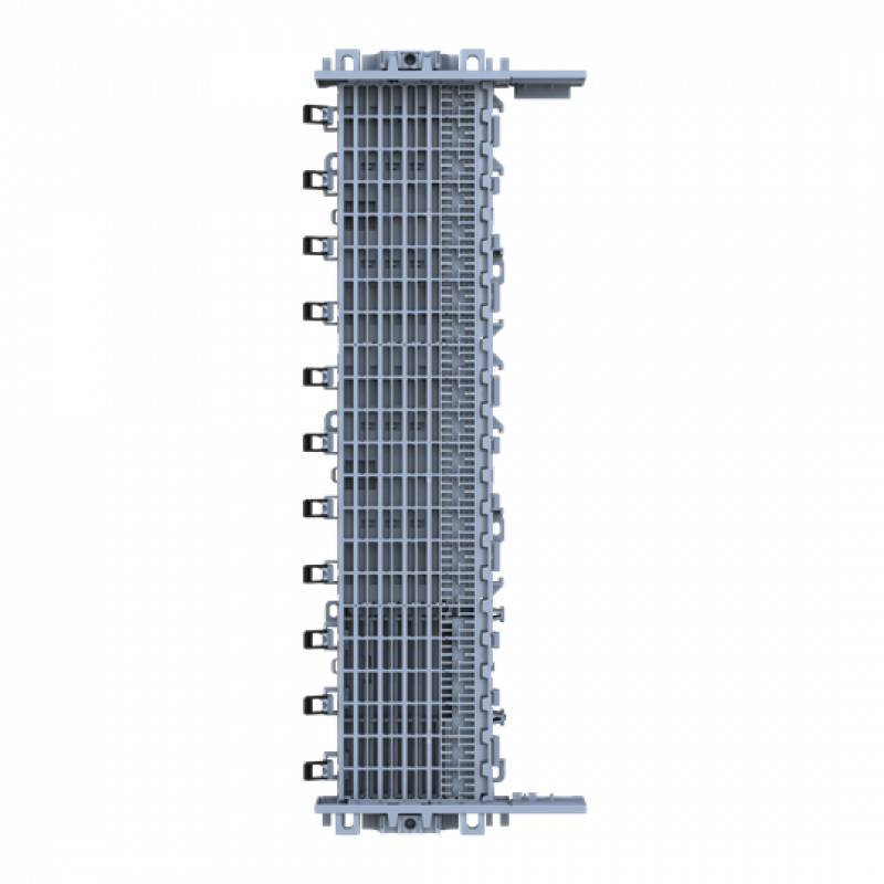 ABB ZLS905E22-3LN SMISSLINE TP Starterpaket 22 PLE, bestückt mit Schienen L1, L2, L3, N, inklusive Sockelendstücken