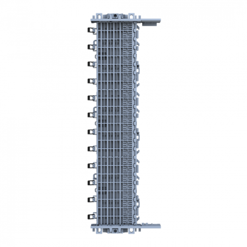 ABB ZLS905E24-3LN SMISSLINE TP Starterpaket 24 PLE, bestückt mit Schienen L1, L2, L3, N, inklusive Sockelendstücken