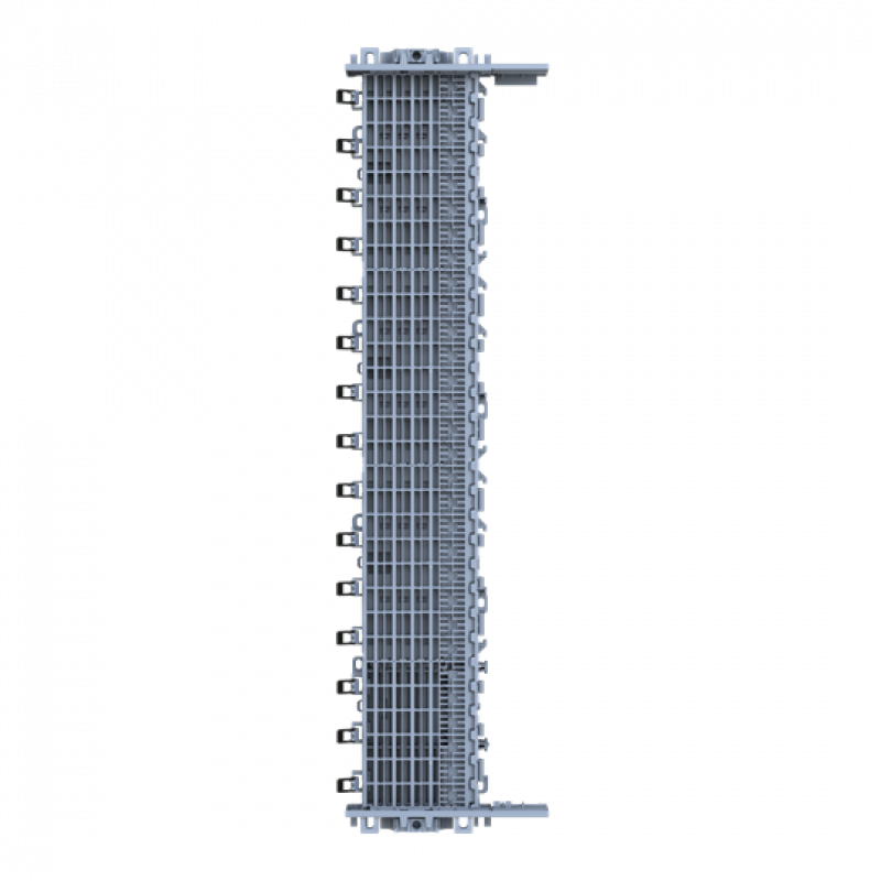 ABB ZLS905E30-3LN SMISSLINE TP Starterpaket 30 PLE, bestückt mit Schienen L1, L2, L3, N, inklusive Sockelendstücken