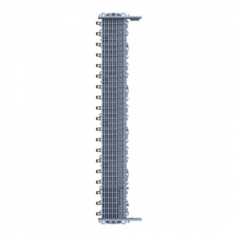 ABB ZLS905E38-3LN SMISSLINE TP Starterpaket 38 PLE, bestückt mit Schienen L1, L2, L3, N, inklusive Sockelendstücken