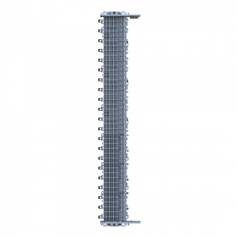 ABB ZLS905E42-3LN SMISSLINE TP Starterpaket 42 PLE, bestückt mit Schienen L1, L2, L3, N, inklusive Sockelendstücken