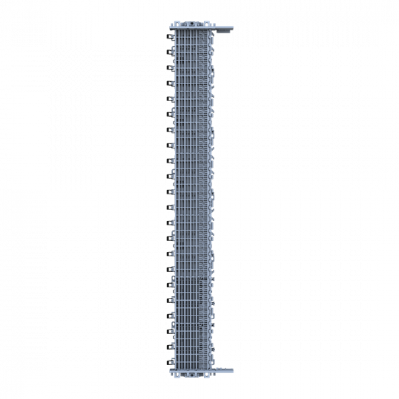 ABB ZLS905E44-3L SMISSLINE TP Starterpaket 44 PLE, bestückt mit Schienen L1, L2, L3, inklusive Sockelendstücken