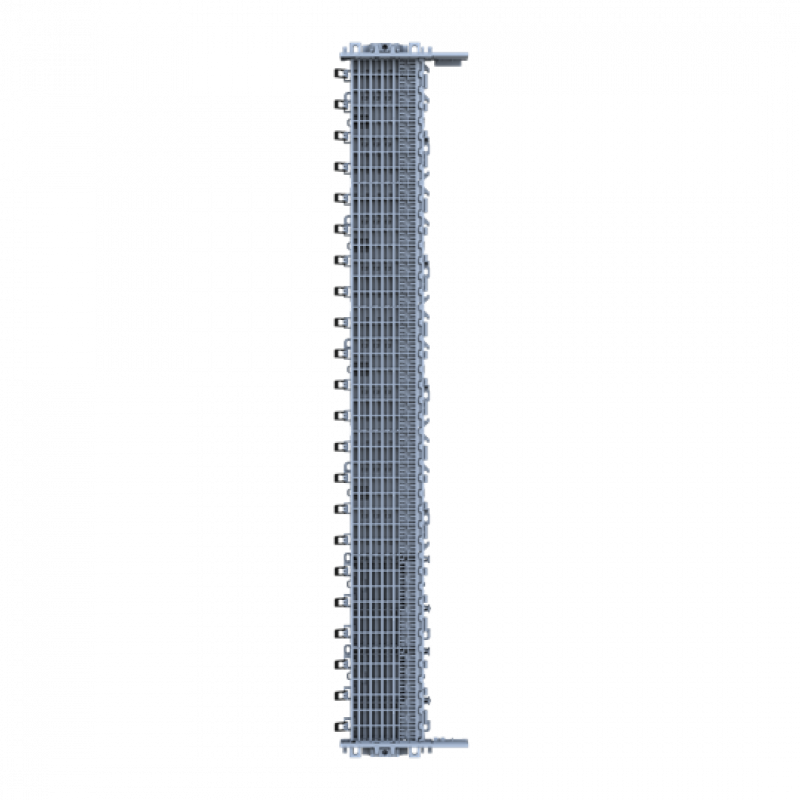 ABB ZLS905E44-3LN SMISSLINE TP Starterpaket 44 PLE, bestückt mit Schienen L1, L2, L3, N, inklusive Sockelendstücken
