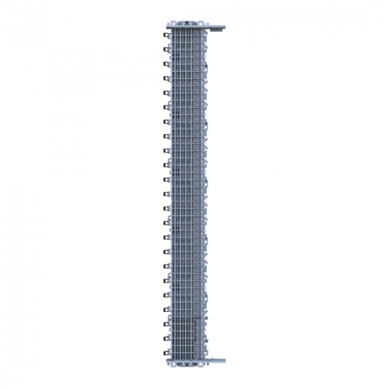 ABB ZLS905E46-3LN SMISSLINE TP Starterpaket 46 PLE, bestückt mit Schienen L1, L2, L3, N, inklusive Sockelendstücken