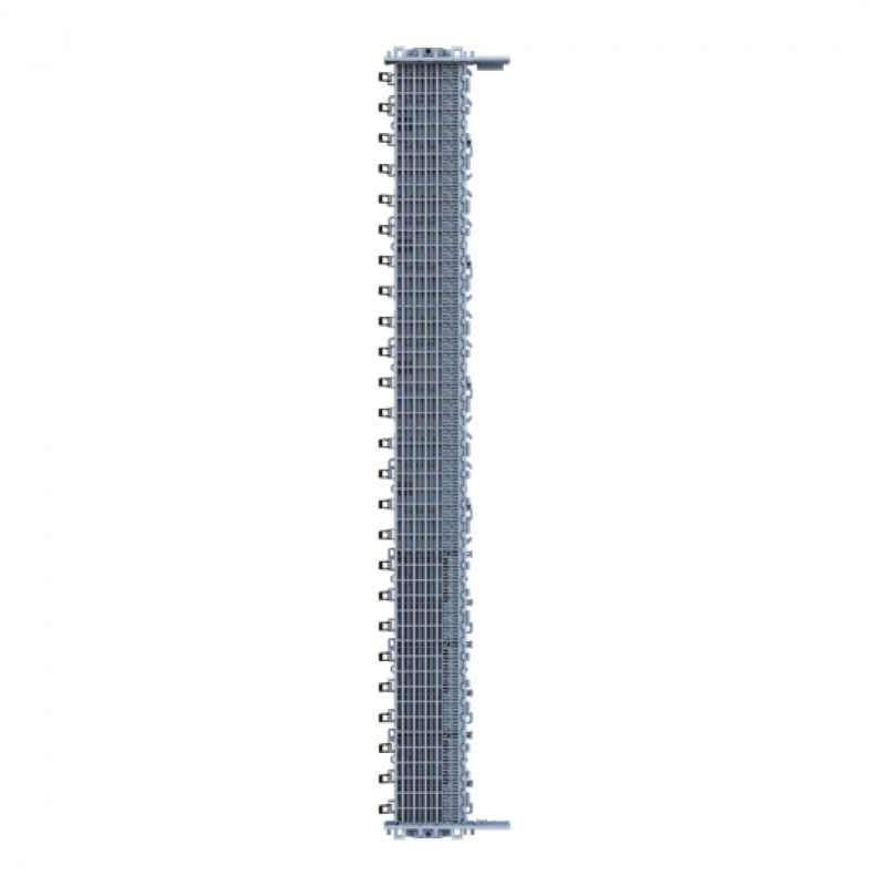 ABB ZLS905E50-3LN SMISSLINE TP Starterpaket 50 PLE, bestückt mit Schienen L1, L2, L3, N, inklusive Sockelendstücken