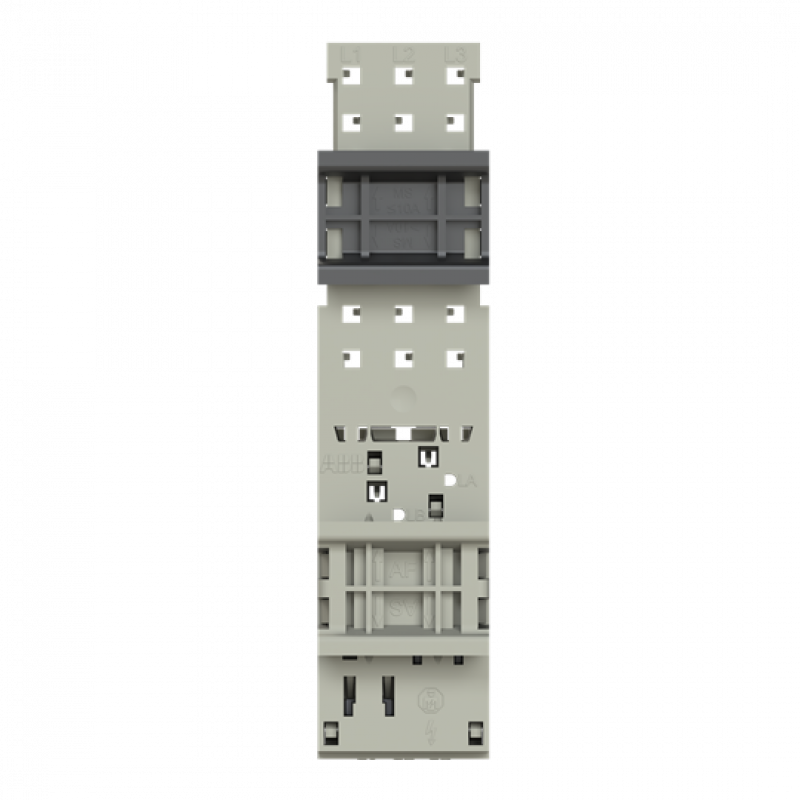 ABB ZMS137 Kombimodul leer ohne Litzen inkl. je 2 DIN Adapter MS/AF unten/oben