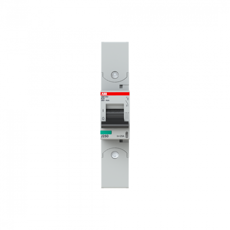 ABB S801HV-K25 Hochleistungs-Sicherungsautomat bis max. 1000 V AC, 1P, Icu = 4 kA, In = 25A