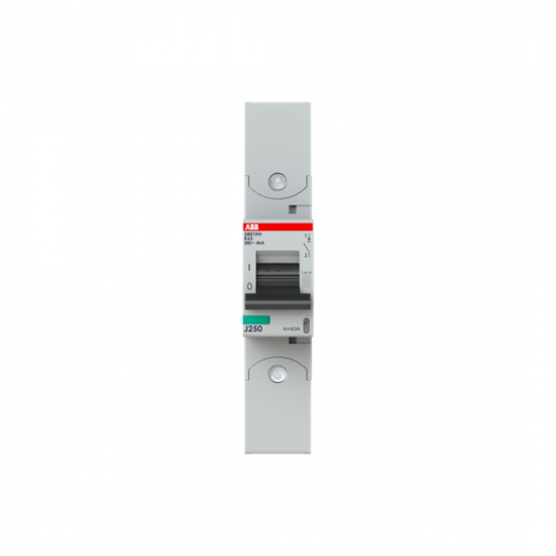 ABB S801HV-K63 Hochleistungs-Sicherungsautomat bis max. 1000 V AC, 1P, Icu = 4 kA, In = 63A