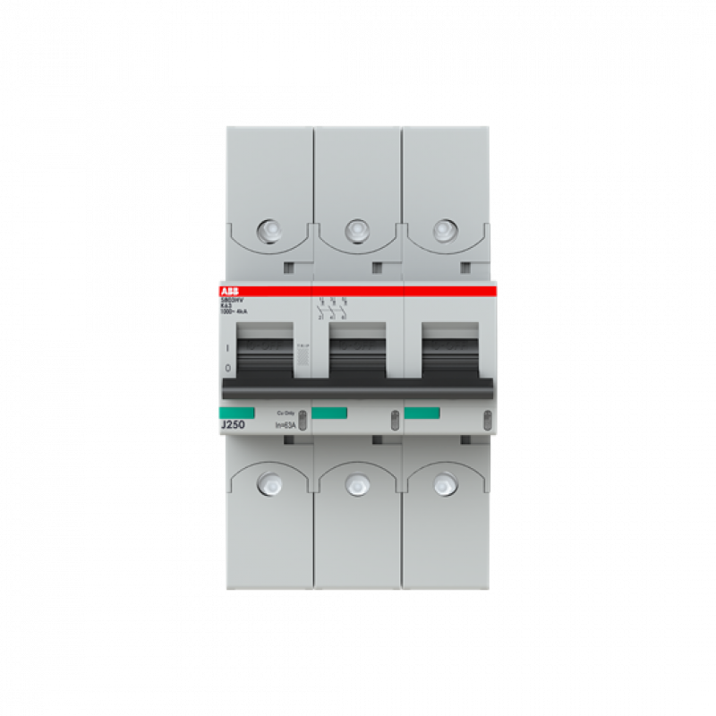 ABB S803HV-K63 Hochleistungs-Sicherungsautomat bis max. 1000 V AC, 3P, Icu = 4kA, In = 63A