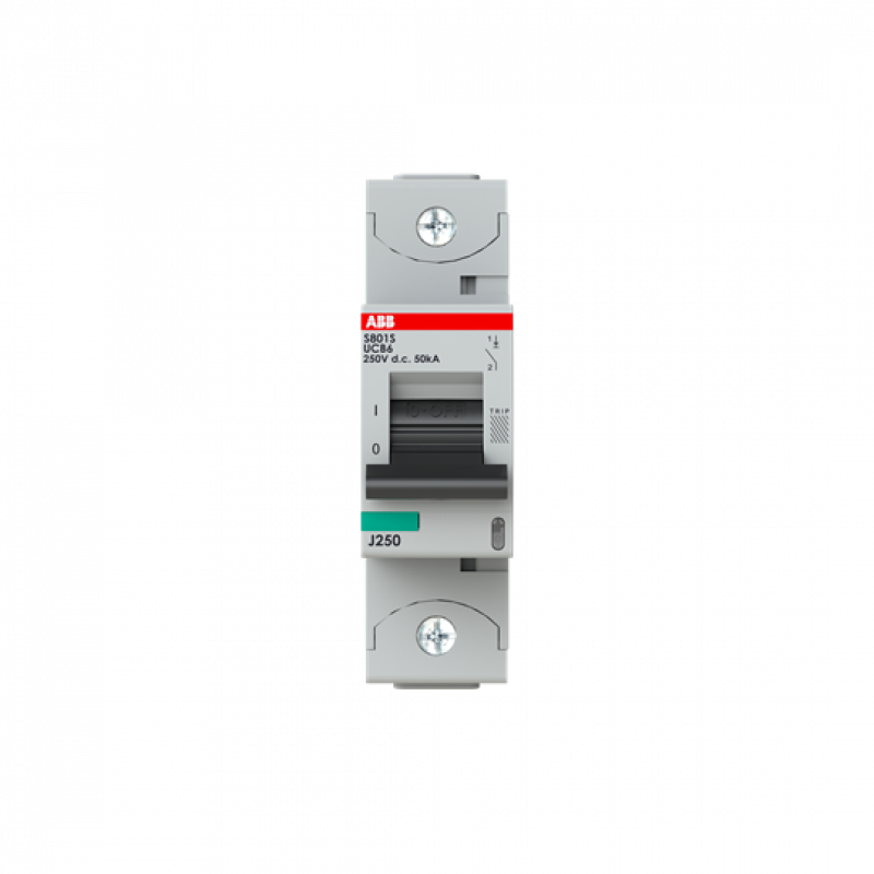 ABB S801S-UCB6 Hochleistungs-Sicherungsautomat 6A, B, 250V DC=Icu 50 kA, 1P