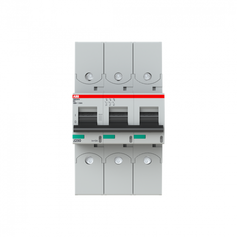 ABB S803HV-K5 Hochleistungs-Sicherungsautomat 5A, K, 1000 V AC=Icu 1.5kA, 3P