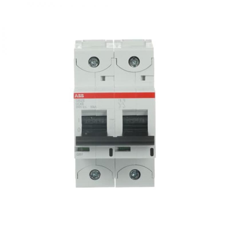 ABB S802S-UCK6 Hochleistungs-Sicherungsautomat 6A, K, 500VDC=Icu 50kA, 2P