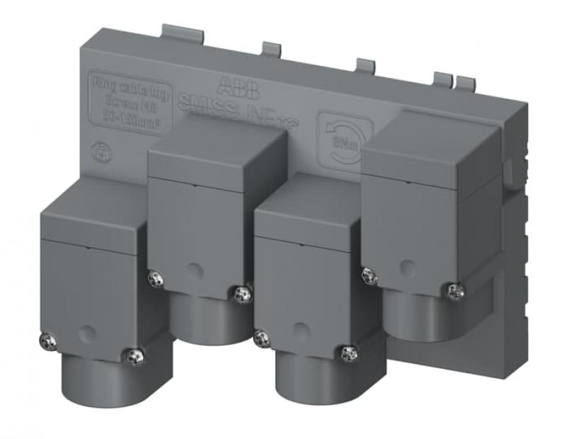 ABB ZLSP934-3LN-R Einspeiseblock 250 A L1, L2, L3, N, rechts SMISSLINE TP PowerBar Bolt-On, ersetzt Abdeckung 8er Modul