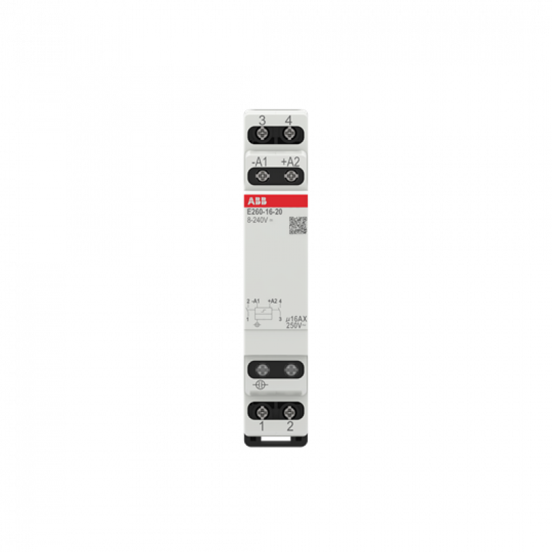 ABB E260-16-20 Elektronischer Stromstoßschalter 16 A, 2 Schließer