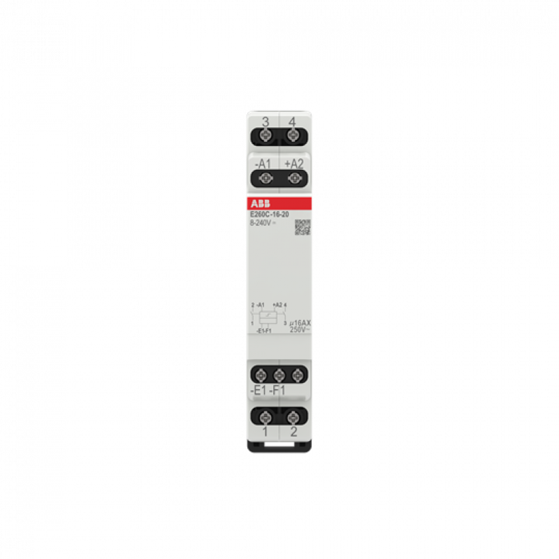 ABB E260C-16-10 Elektronischer Stromstoßschalter 16 A, 1 Schließer, Zentral EIN/AUS