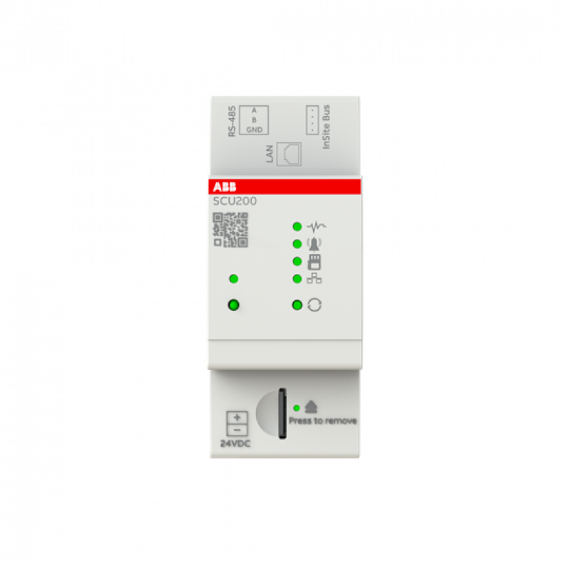 ABB SCU200 InSite Steuereinheit LAN Webserver, bis 16 Modbus RTU Geräte, bis 32 InSite Geräte, 24VDC