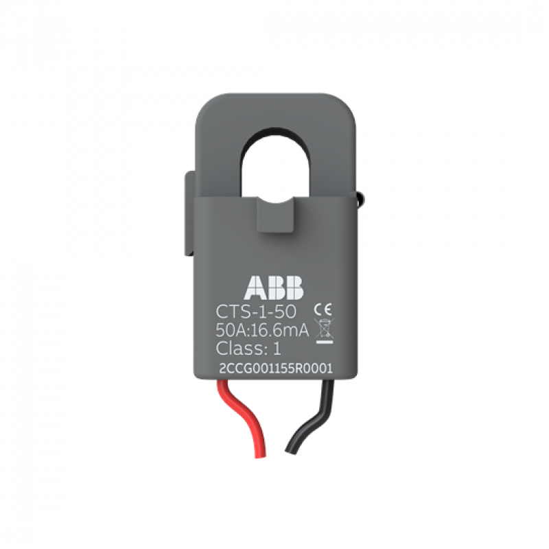 ABB CTS-1-50 InSite teilbarer Stromwandler 50A, Klasse 1, für INS-E3, bis 10mm² 0.5m, 50-1000 Hz