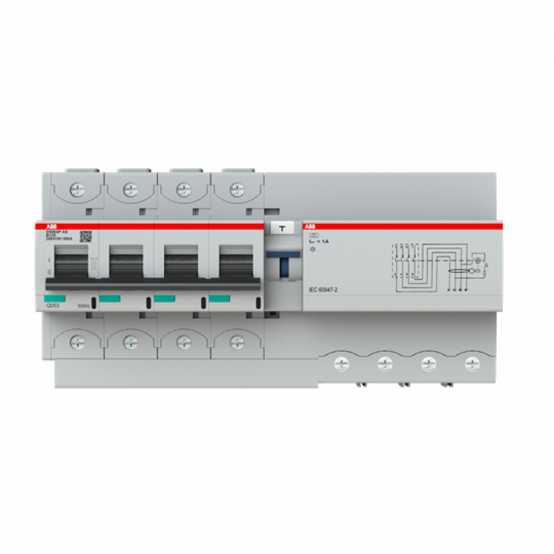ABB DS804P-B125/1AS FI/LS-Kombination Icu=50 kA, 240/415V AC, selektiv