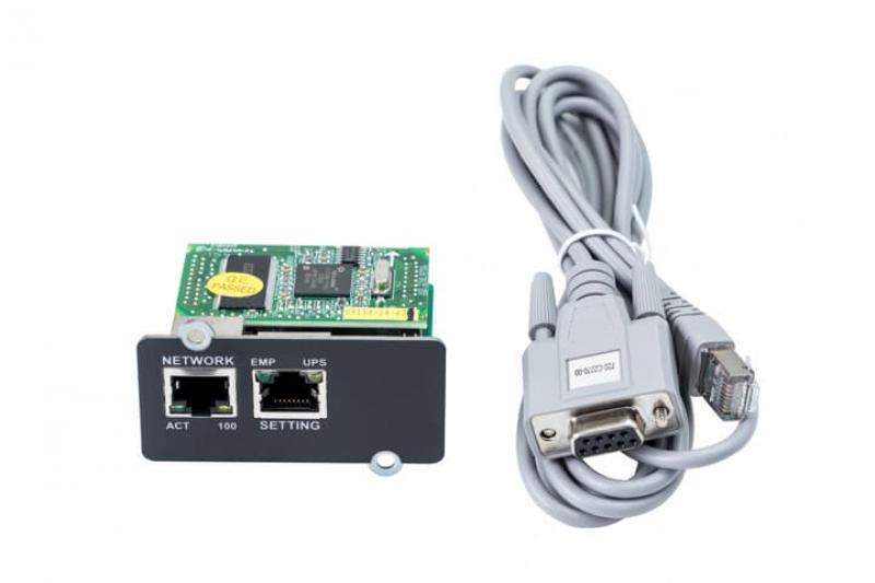 ABB Mini Winpower SNMP Card SNMP Netzwerkkarte zum Monitoring der USV kompatibel mit Tower-Version, 1-3kVA