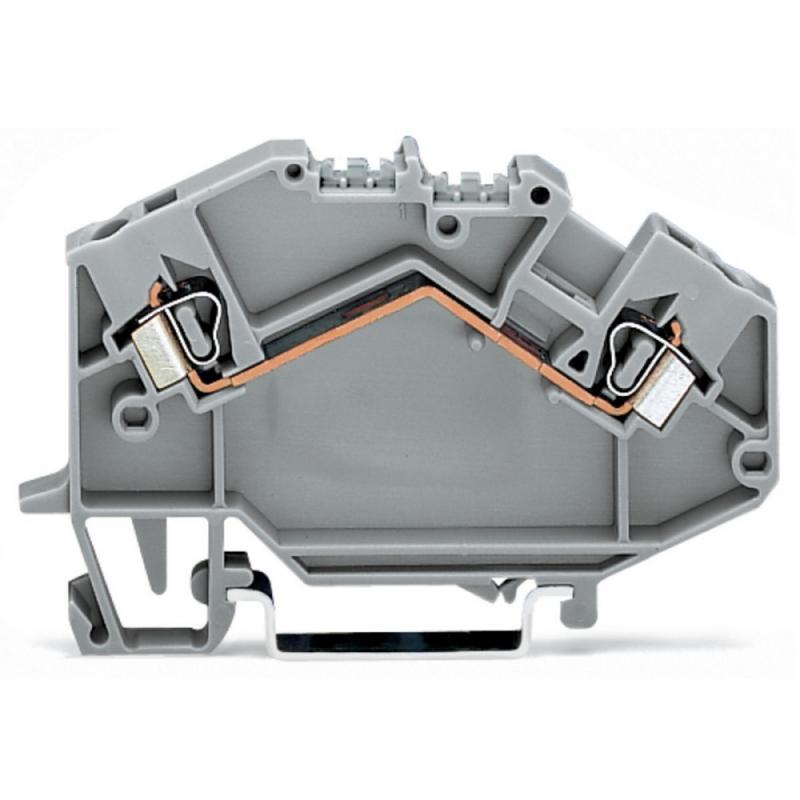 WAGO 780-601 Durchgangsklemme 2-Leiter 2,5 mm² grau