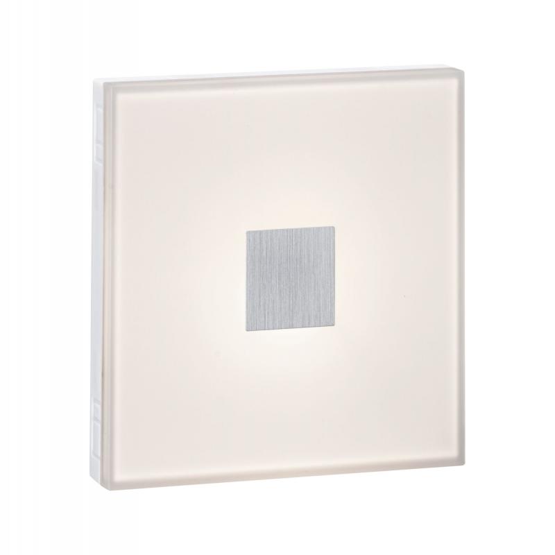 Paulmann 78400 LumiTiles LED Fliesen Square Einzelfliese 100x10mm 0,8W dimmbar warmweiß Weiß Kunststoff/Aluminium