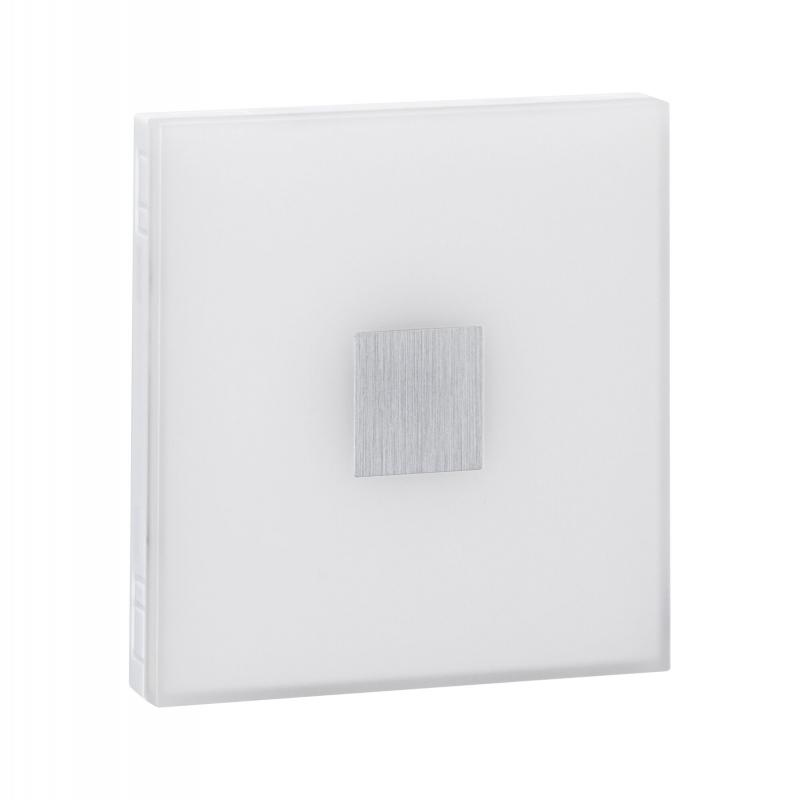 Paulmann 78400 LumiTiles LED Fliesen Square Einzelfliese 100x10mm 0,8W dimmbar warmweiß Weiß Kunststoff/Aluminium