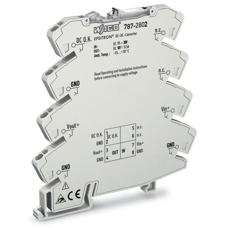 WAGO 787-2802 DC-DC-Wandler 24 V DC auf 10 V DC 0,5 A