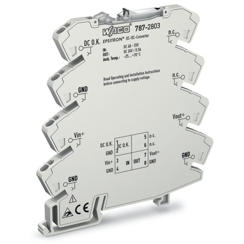 WAGO 787-2803 DC-DC-Wandler 48 V DC auf 24 V DC 0,5 A