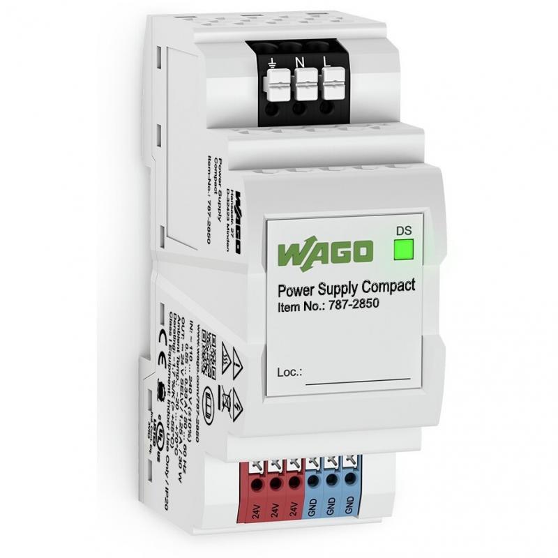 WAGO Kompaktstromversorgung 787-2850 24 V DC 1,25 A – Compact Netzgerät mit Push-in CAGE CLAMP®