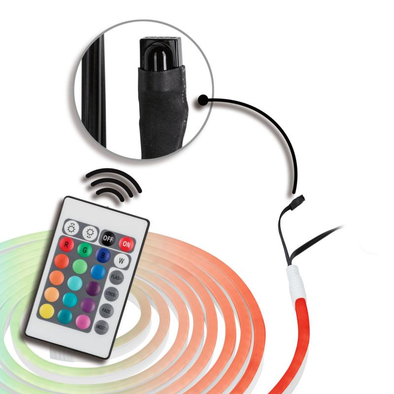 Paulmann 78890 SimpLED LED Strip Outdoor Komplettset 5m Spritzwasser geschützt 30W Regenbogen