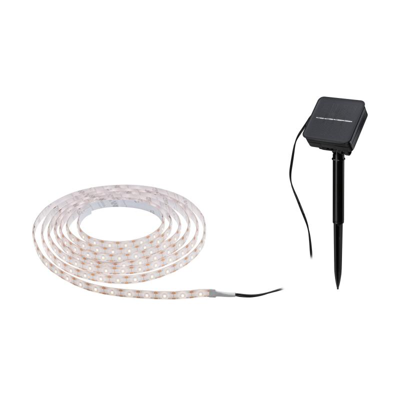 Paulmann 78896 3 Meter Solar LED-Streifen warmweiß Dämmerungssensor Akku IP44