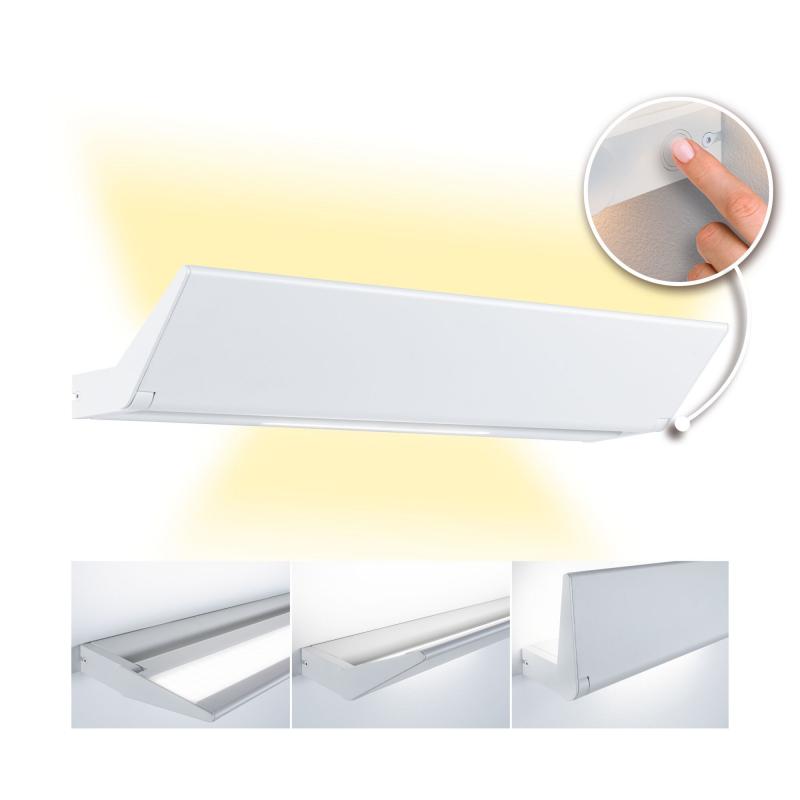 Paulmann 79506 LED Wandleuchte 3-Stufen-dimmbar Ranva warmweiß gemütlich 2W dimmbar Weiß matt