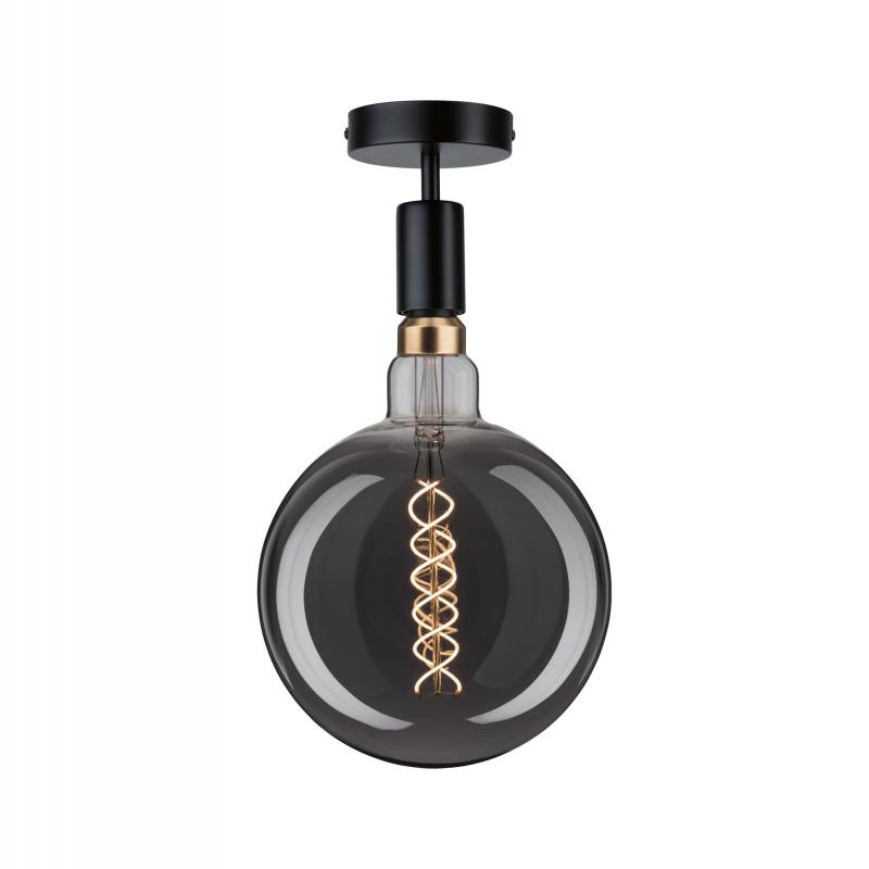 Paulmann 79760 Neordic Malja Deckenleuchte max1x20W E27 Schwarz 230V Metall