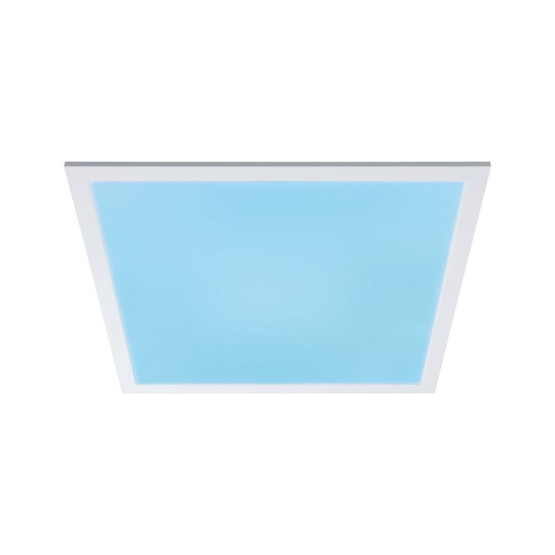 Ultraflaches ZigBee LED-Panel für die Decke Amaris Farbwechsel RGBW 60x60cm Weiß matt 230V Paulmann 79809