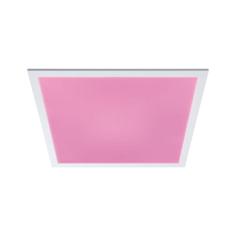 Ultraflaches ZigBee LED-Panel für die Decke Amaris Farbwechsel RGBW 60x60cm Weiß matt 230V Paulmann 79809