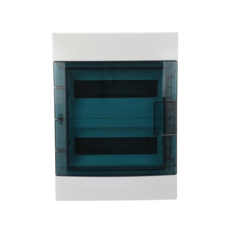 ABB STRIEBEL & JOHN M65W224TN3 Stromkreisverteiler, Aufputz, 2x12 Platzeinheiten Schutzklasse II, Schutzart IP65, IK 09